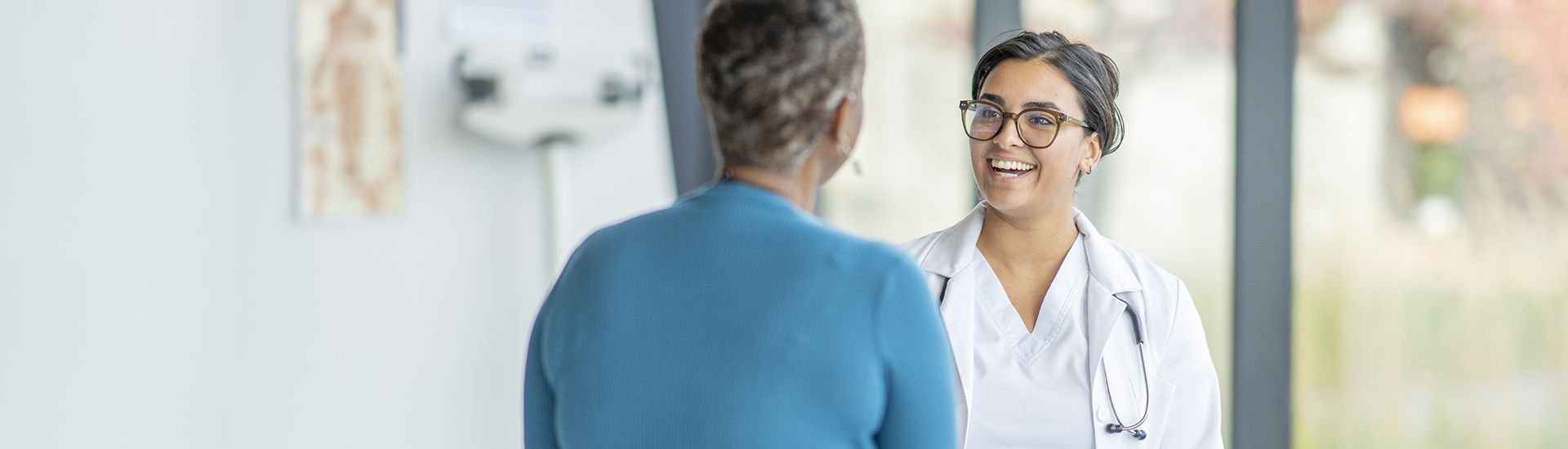 doctor talking to a patient